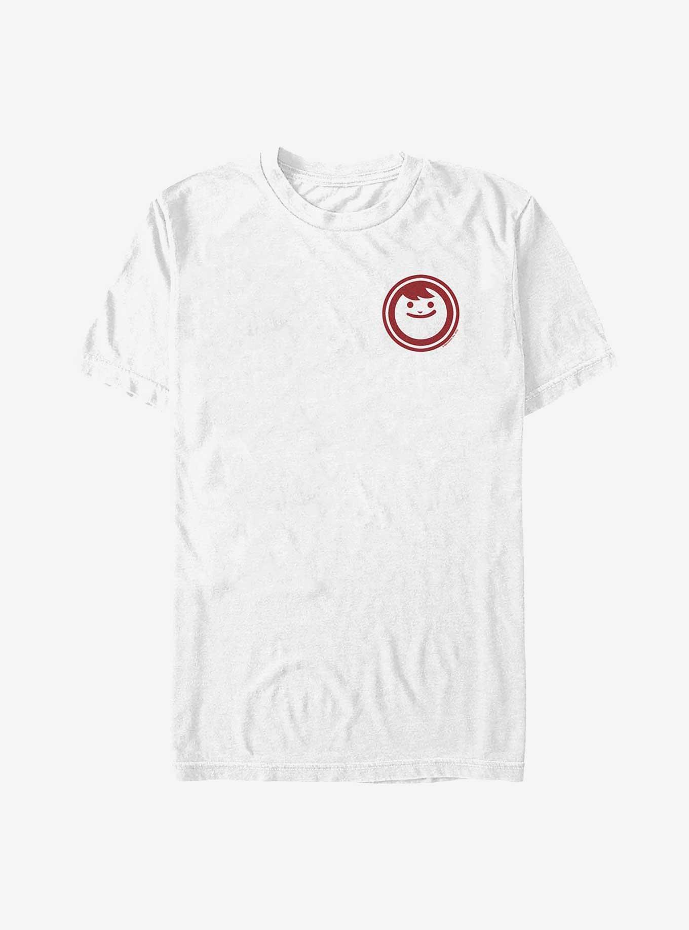 Maruchan Face Icon T-Shirt, WHITE, hi-res