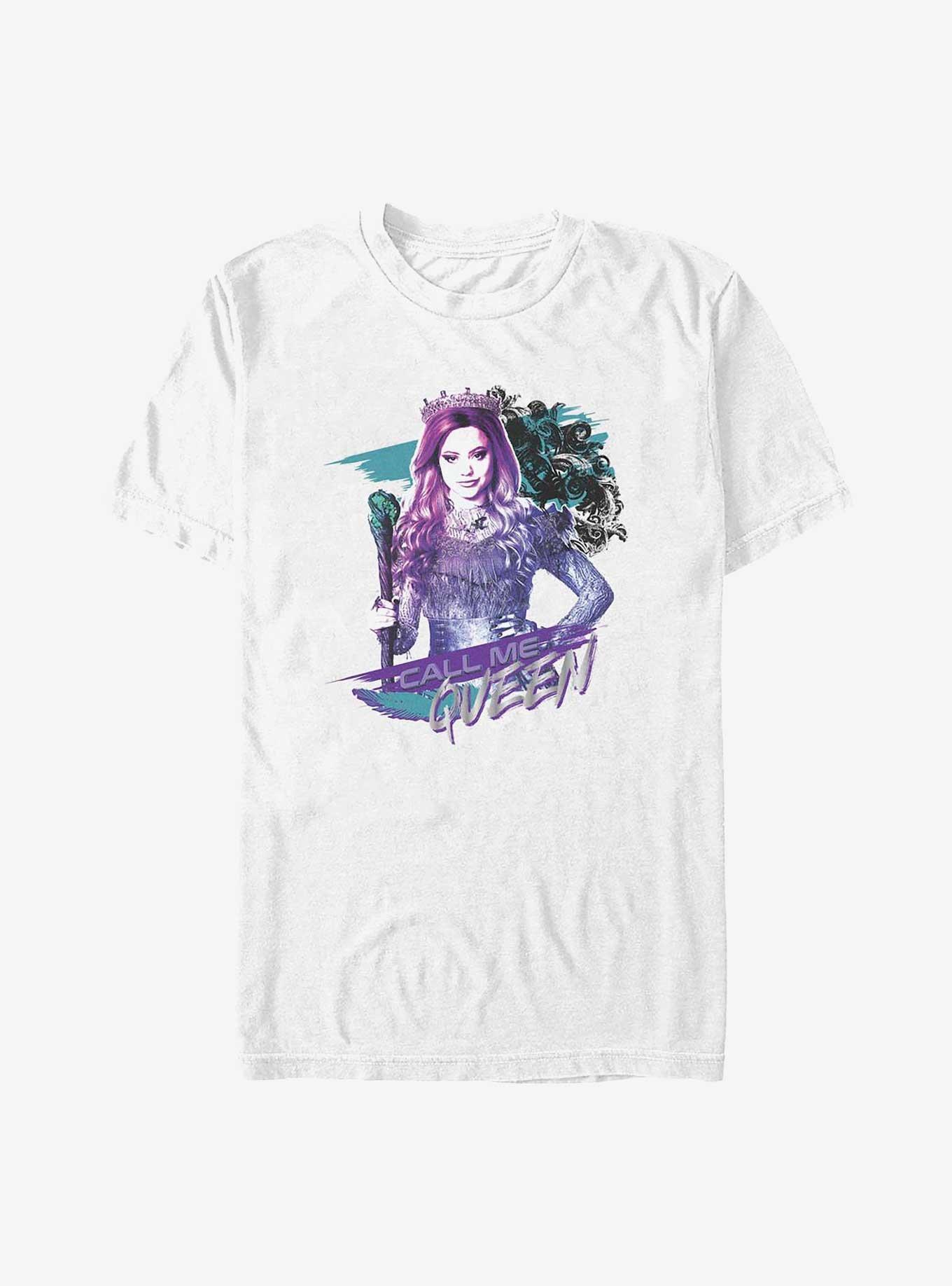 Disney Descendants Call Me Queen T-Shirt, WHITE, hi-res