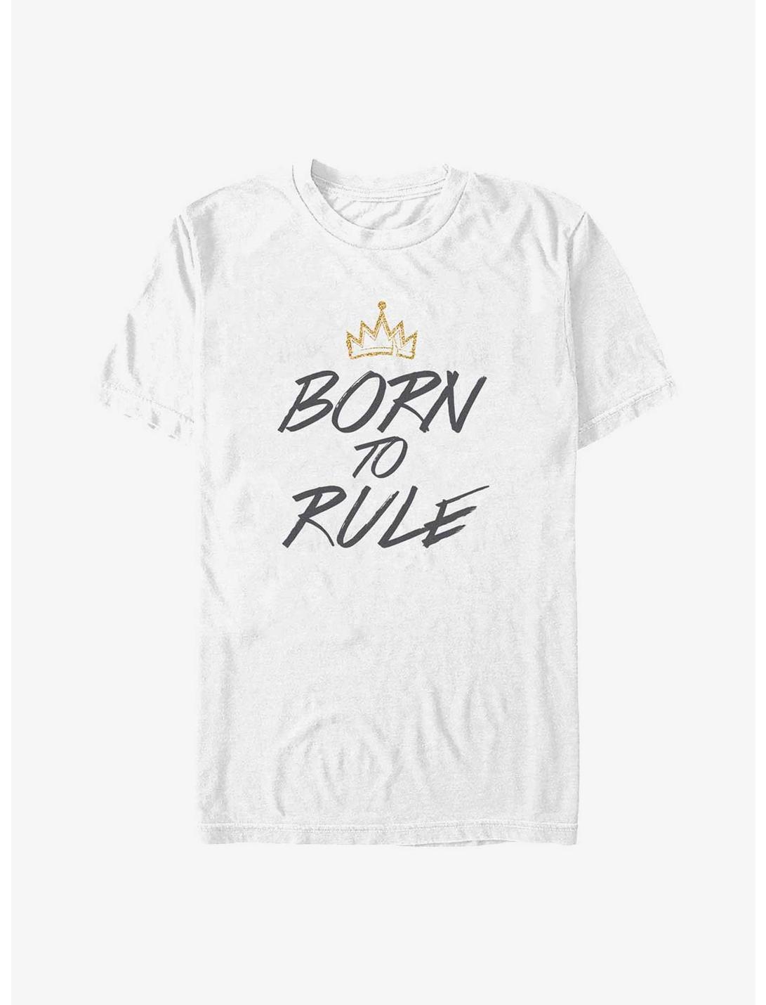 Disney Descendants Born To Rule Crown T-Shirt, WHITE, hi-res