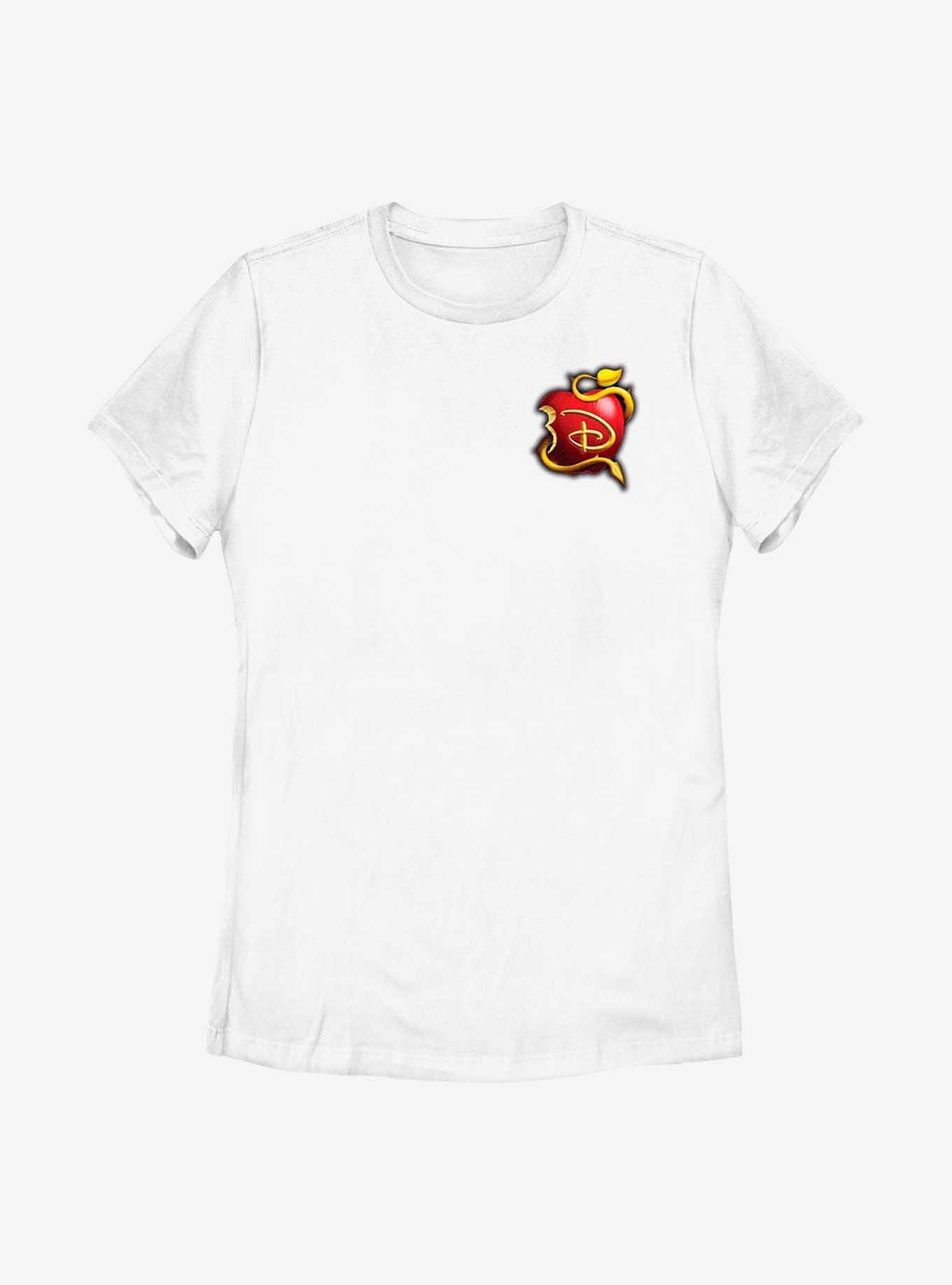 Disney Descendants Red Apple Girl Womens T-Shirt, WHITE, hi-res