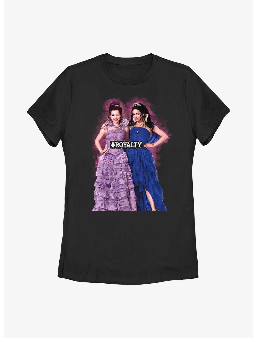 Disney Descendants Hashtag Royal Womens T-Shirt, BLACK, hi-res
