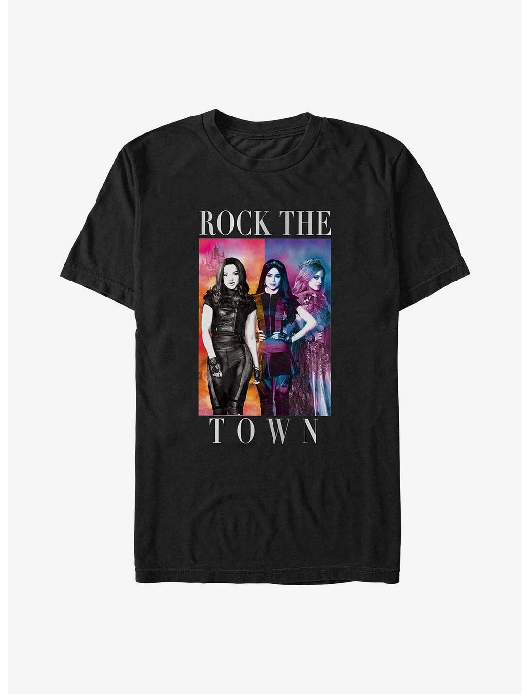 Disney Descendants Rock The Town T-Shirt, BLACK, hi-res