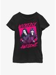 Disney Descendants Wickedly Awesome Youth Girls T-Shirt, BLACK, hi-res