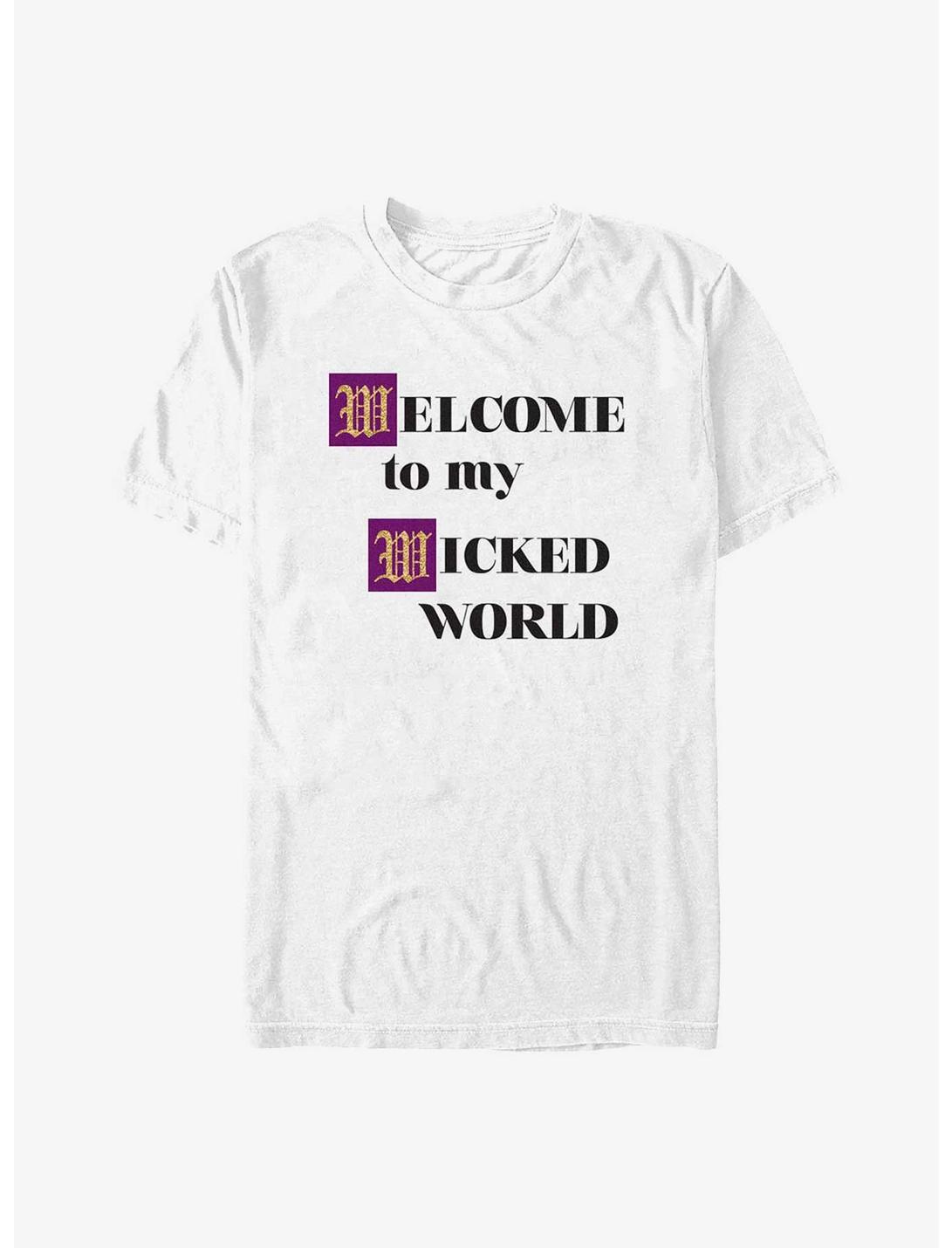 Disney Descendants Welcome To My Wicked World T-Shirt, WHITE, hi-res