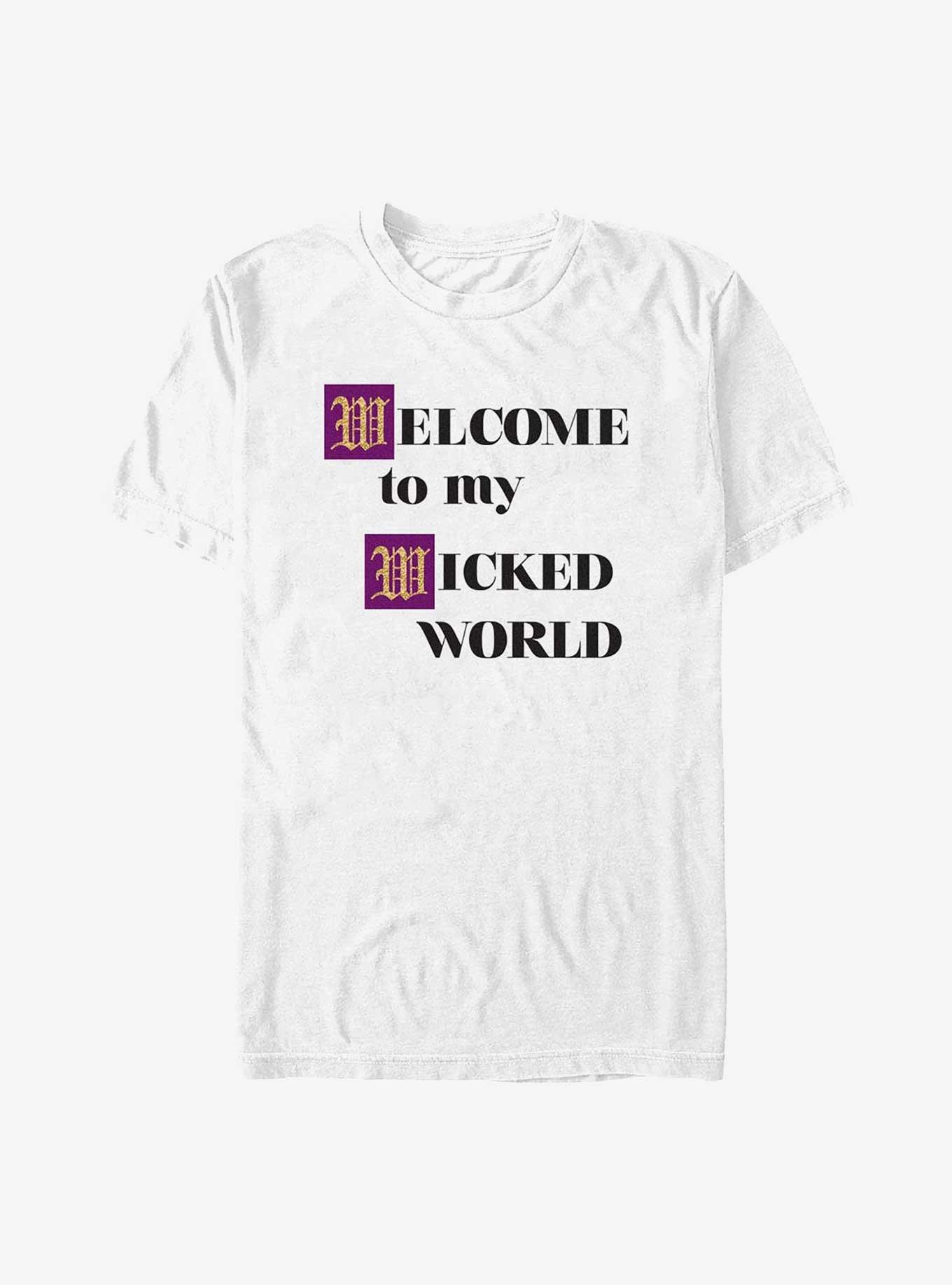 Disney Descendants Welcome To My Wicked World T-Shirt, WHITE, hi-res