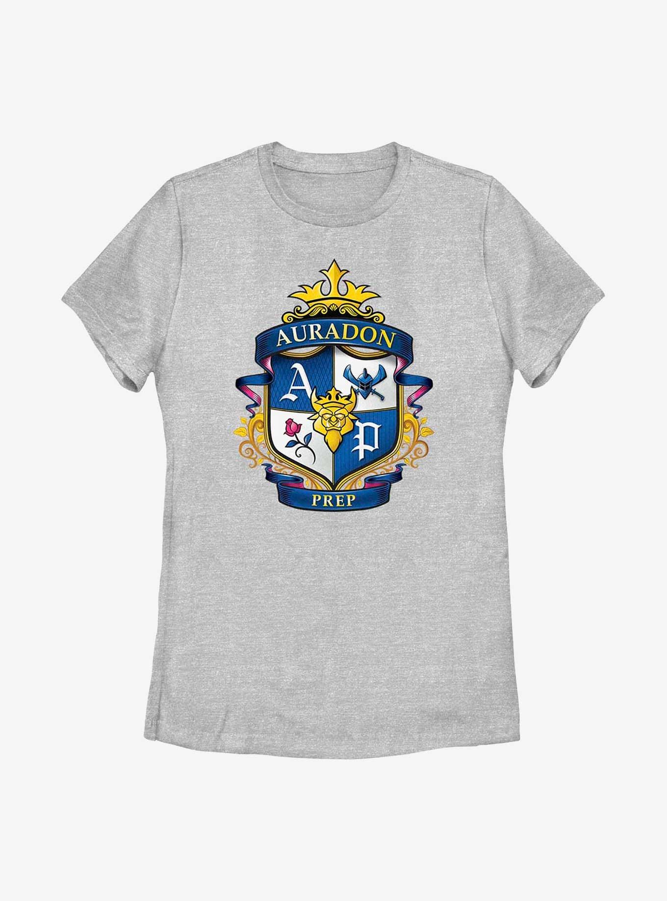 Disney Descendants Auradon Prep Crest Womens T-Shirt, ATH HTR, hi-res