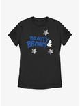 Disney Descendants Beauty And Brains Crown Womens T-Shirt, BLACK, hi-res