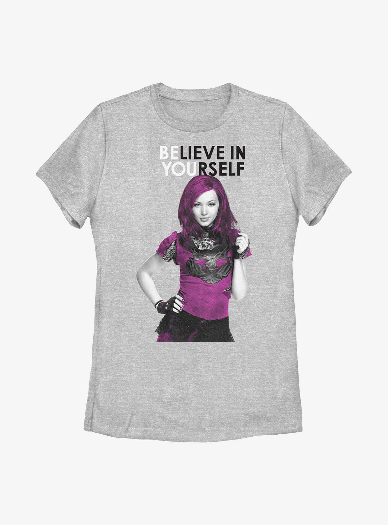 Disney Descendants Believe In Mal Portrait Womens T-Shirt, , hi-res
