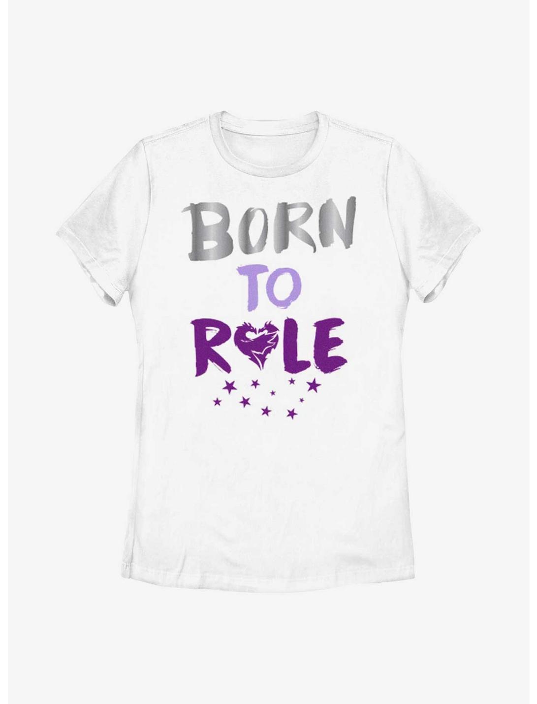 Disney Descendants Born To Rule Womens T-Shirt, WHITE, hi-res