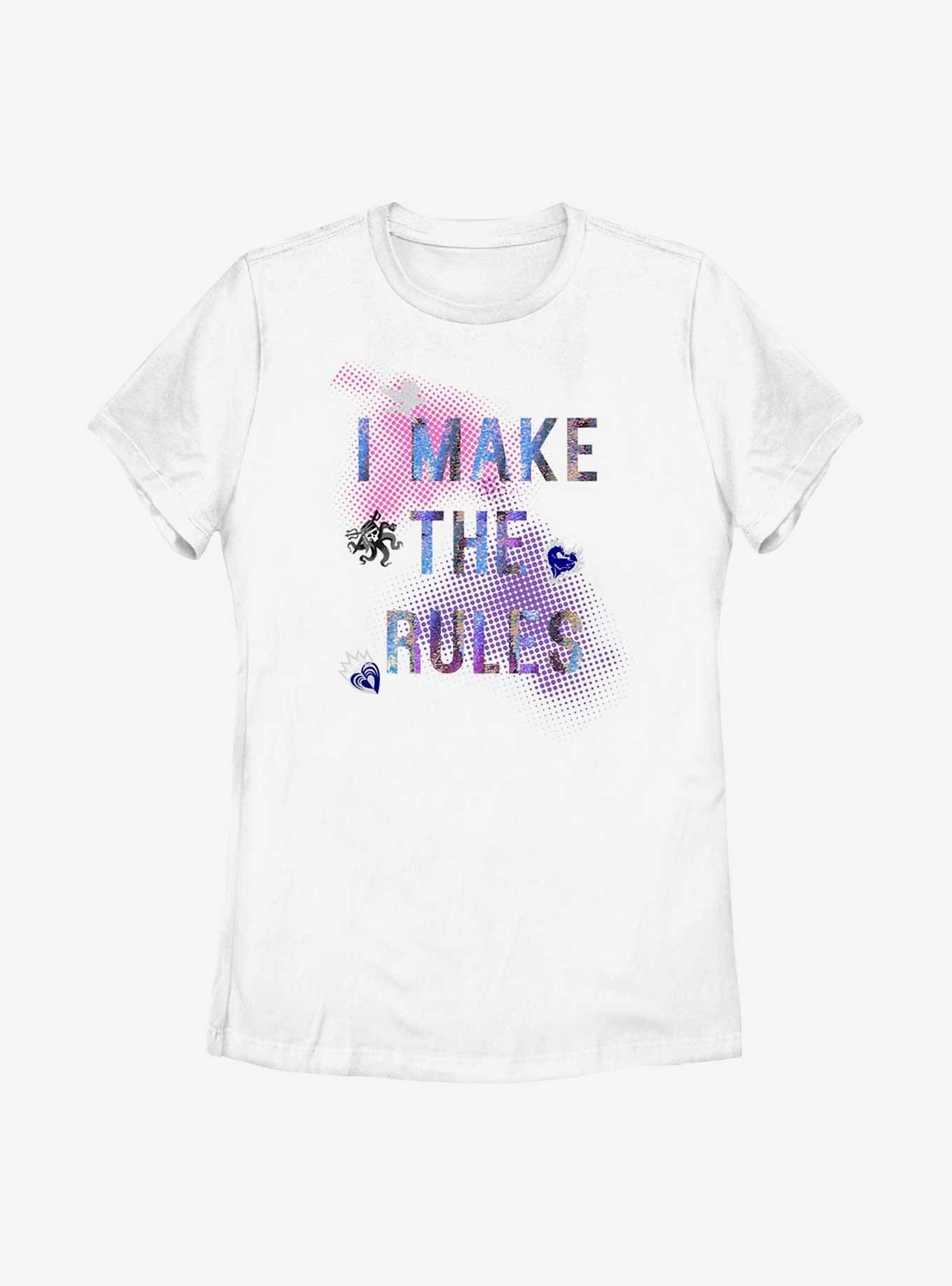 Disney Descendants I Make The Rules Womens T-Shirt, WHITE, hi-res