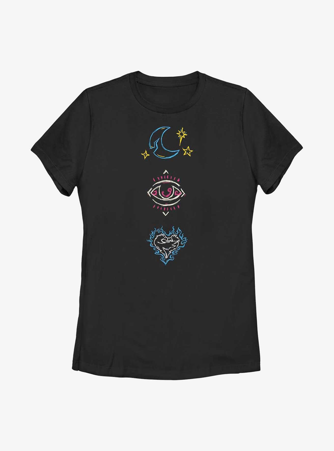 Disney Descendants Mal Future Queen Womens T-Shirt, BLACK, hi-res