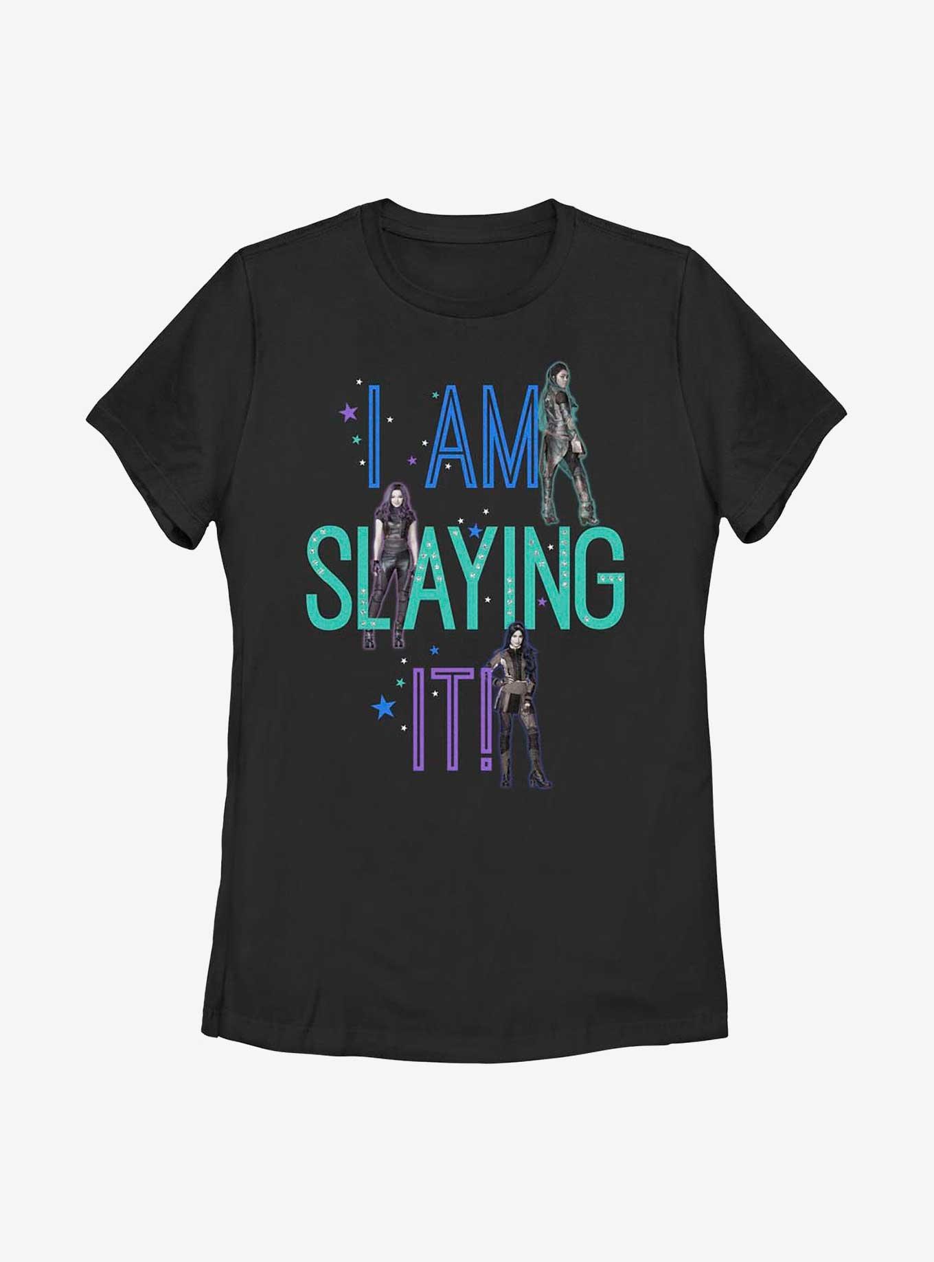 Disney Descendants Slaying It Womens T-Shirt, BLACK, hi-res