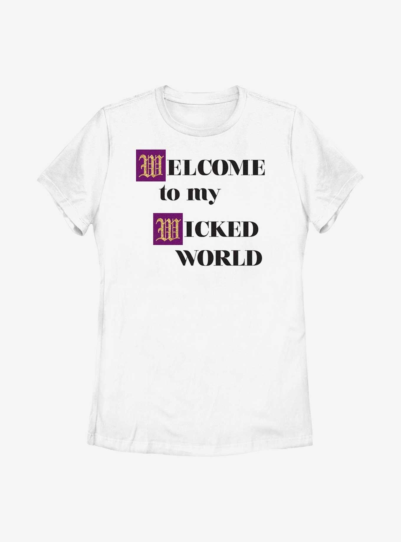 Disney Descendants Welcome To My Wicked World Womens T-Shirt, , hi-res