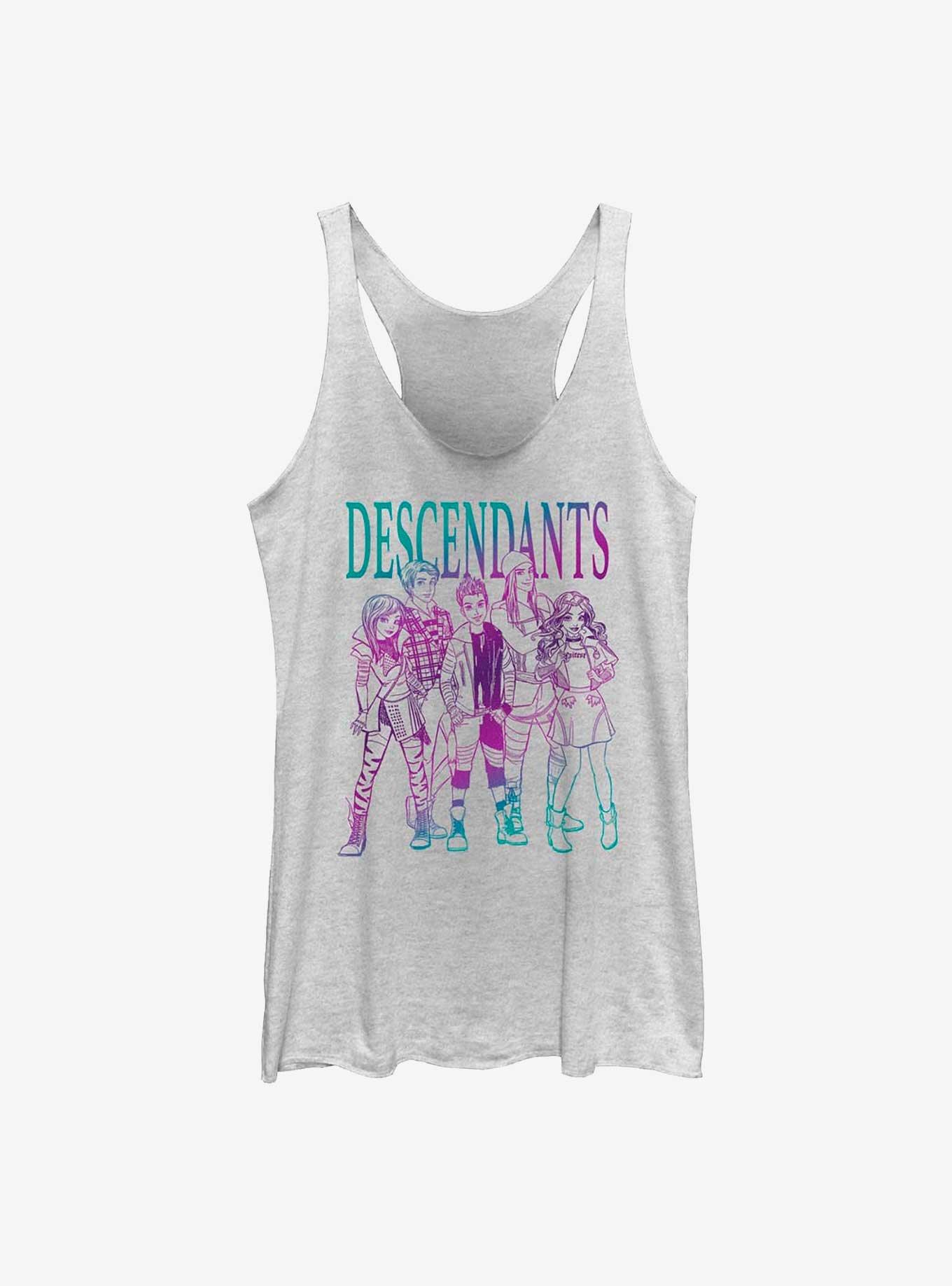 Disney Descendants Sketch Group Womens Tank Top, , hi-res