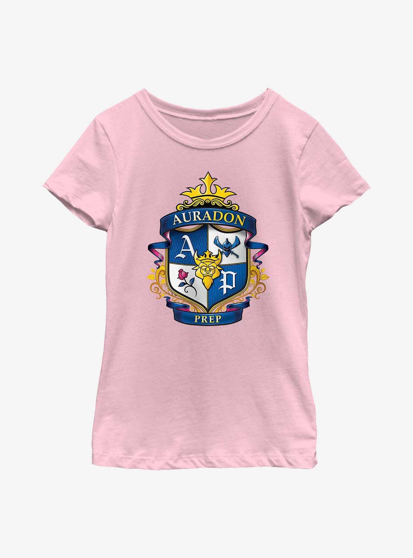 Disney Descendants Auradon Prep Crest Youth Girls T-Shirt, , hi-res