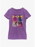Disney Descendants Four Evil Boxes Youth Girls T-Shirt, PURPLE BERRY, hi-res