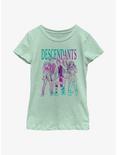 Disney Descendants Sketch Group Youth Girls T-Shirt, MINT, hi-res