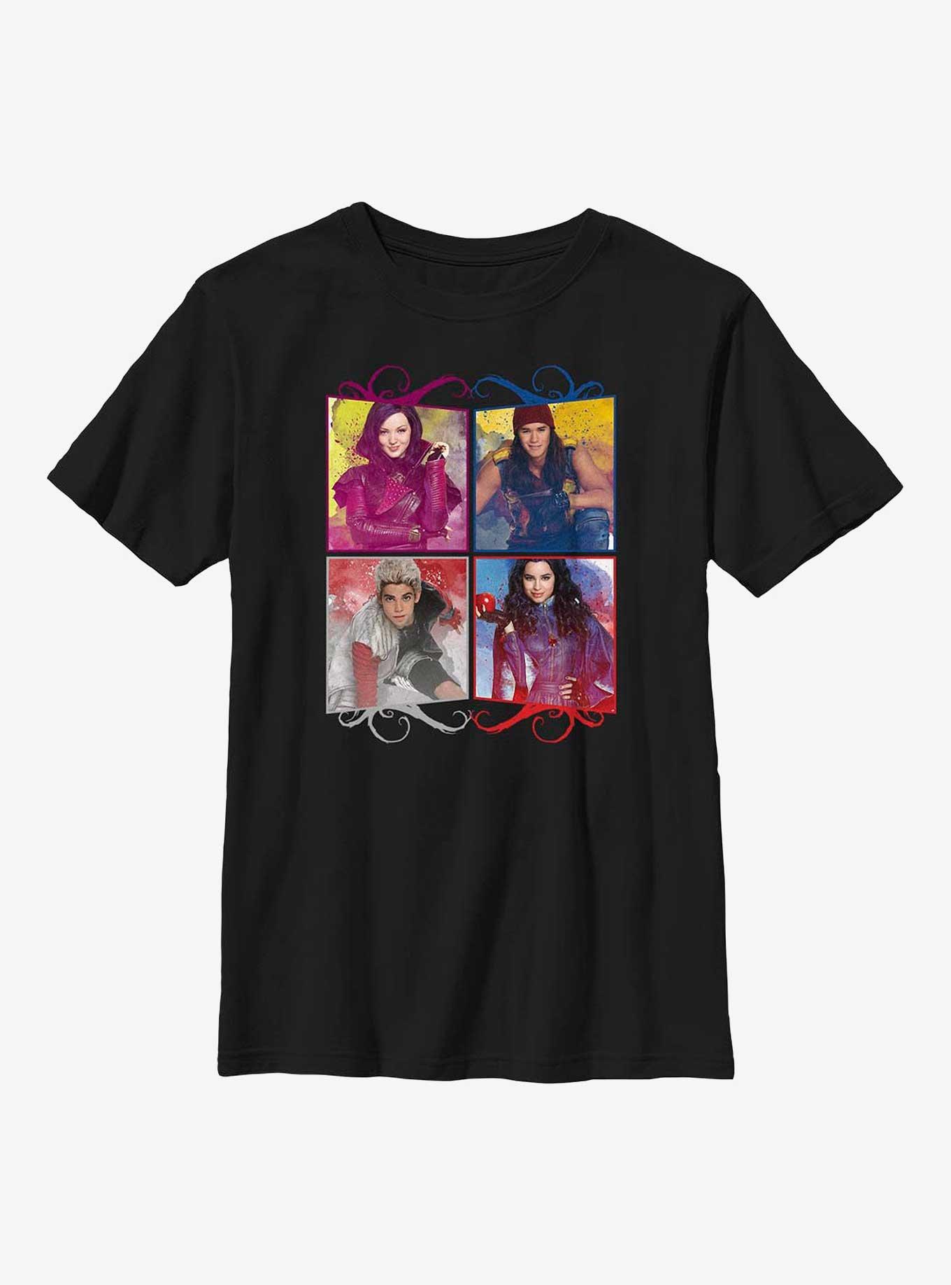 Disney Descendants Four Evil Boxes Youth T-Shirt, , hi-res