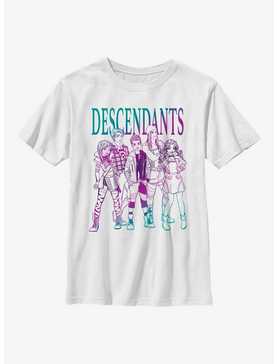 Disney Descendants Sketch Group Youth T-Shirt, , hi-res