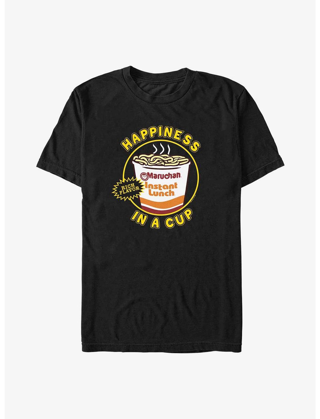 Maruchan Happiness In A Cup T-Shirt, BLACK, hi-res