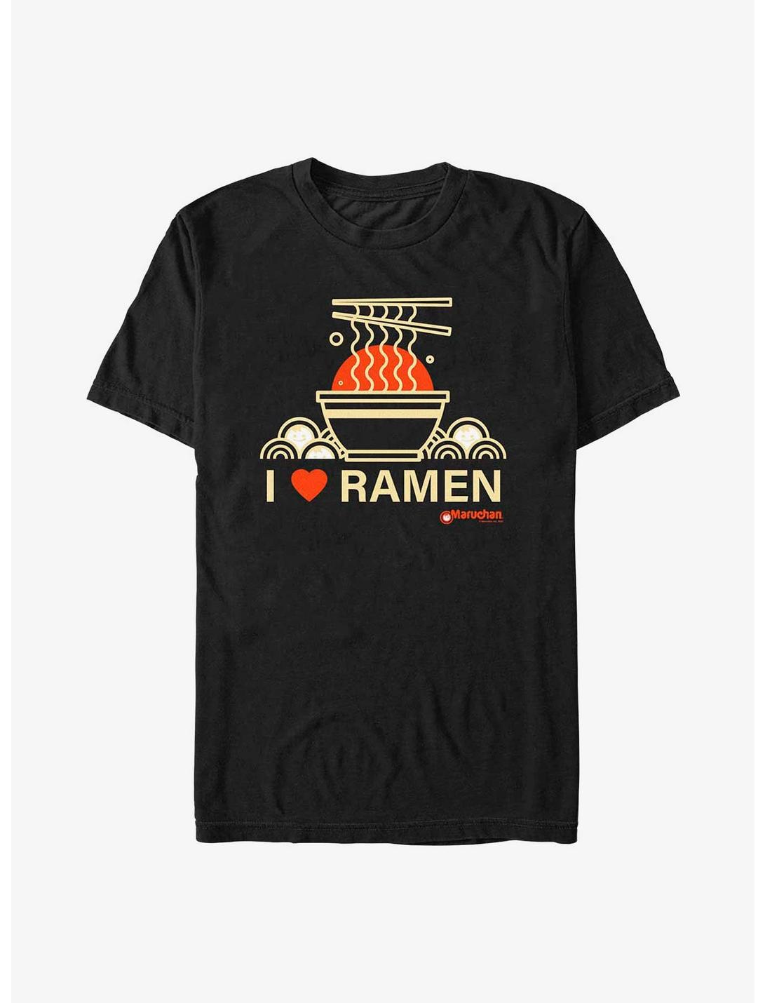 Maruchan Heart Ramen 4Eva T-Shirt, BLACK, hi-res
