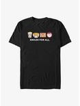 Maruchan Kawaii Icon Lineup T-Shirt, BLACK, hi-res