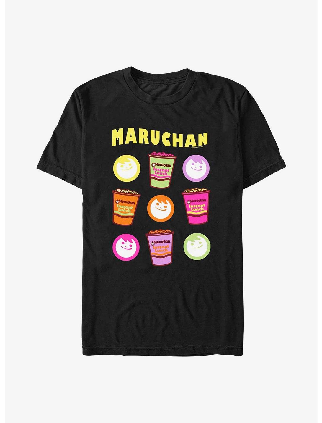 Maruchan Neon Icons T-Shirt, BLACK, hi-res
