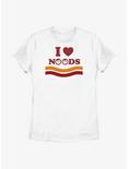 Maruchan I Heart Noods Womens T-Shirt, WHITE, hi-res