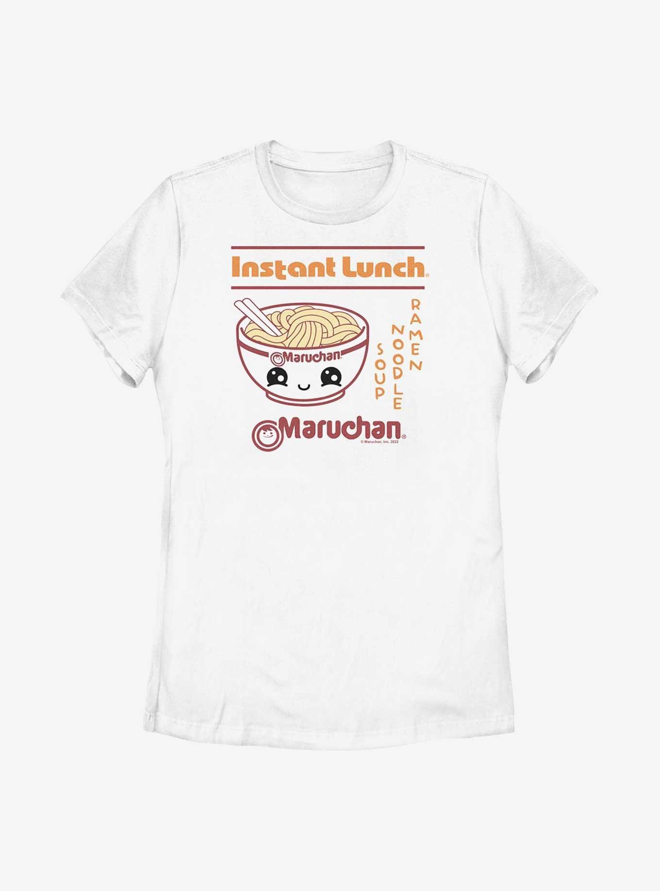 Eftermæle Undervisning afslappet Maruchan Kawaii Maruchan Ramen Bowl Womens T-Shirt - WHITE | BoxLunch