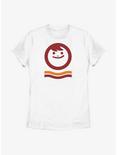 Maruchan Face And Waves Womens T-Shirt, WHITE, hi-res