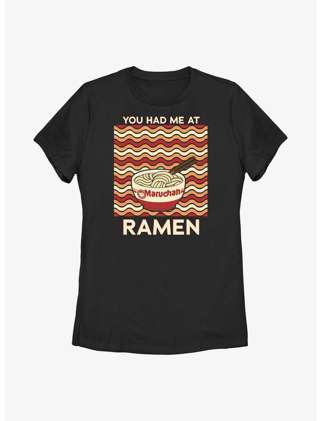 Maruchan Had Me At Ramen Womens T-Shirt, BLACK, hi-res