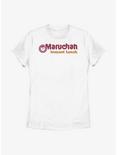 Maruchan Logo Basic Womens T-Shirt, WHITE, hi-res