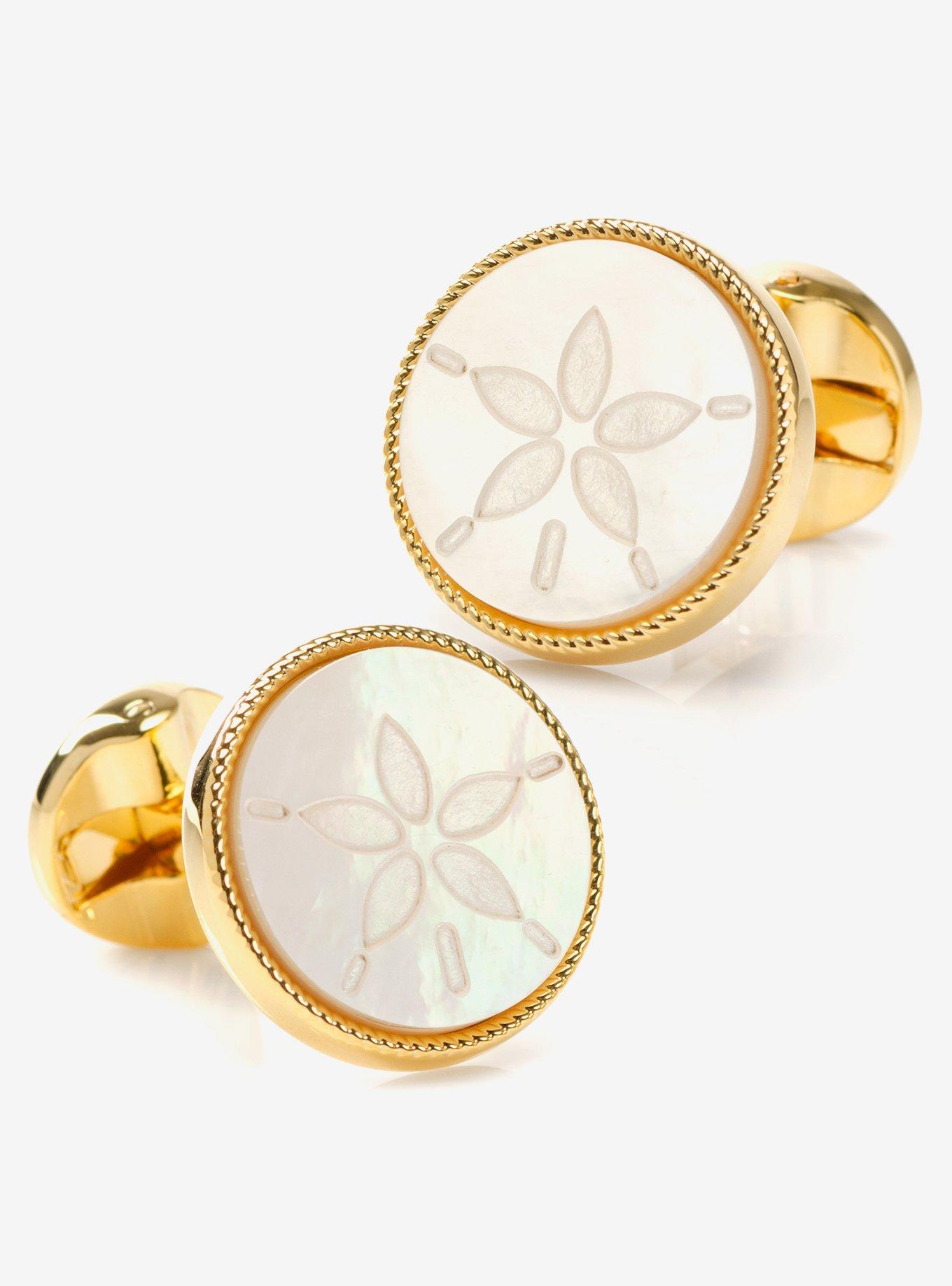 Sand Dollar Cufflinks, , hi-res