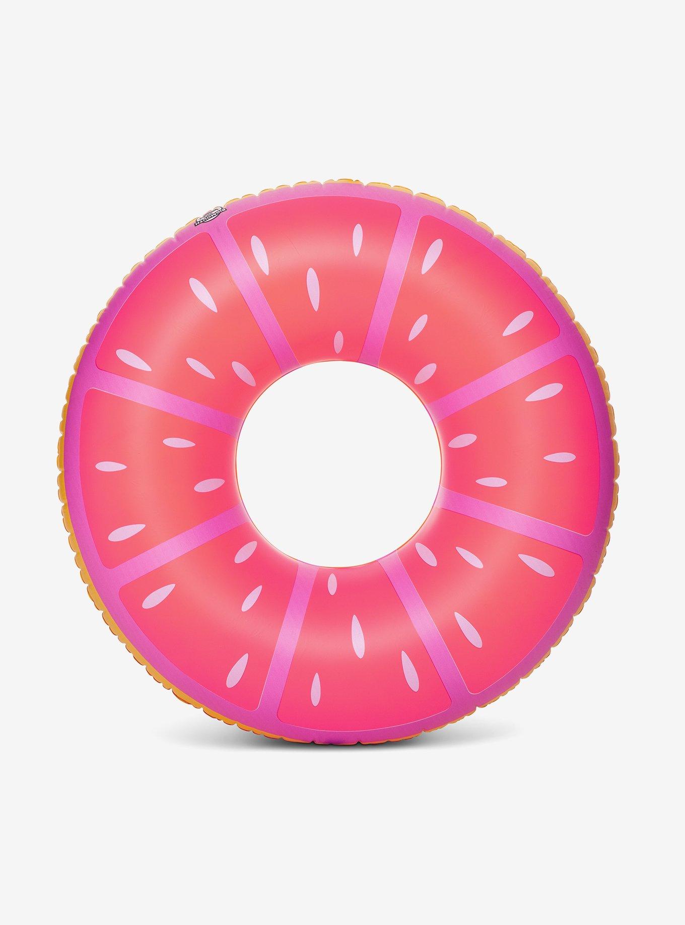 Pink Lemon Tube Pool Float, , hi-res view 1