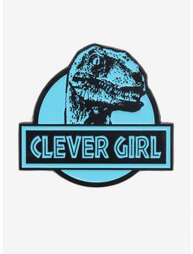 Jurassic World Clever Girl Enamel Pin, , hi-res