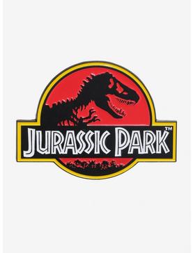 Jurassic Park Logo Enamel Pin, , hi-res
