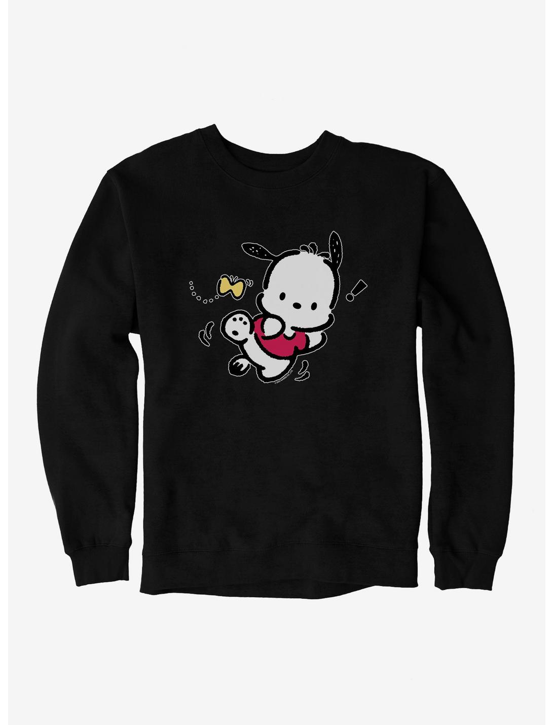 Pochacco Butterfly Chase Sweatshirt, , hi-res