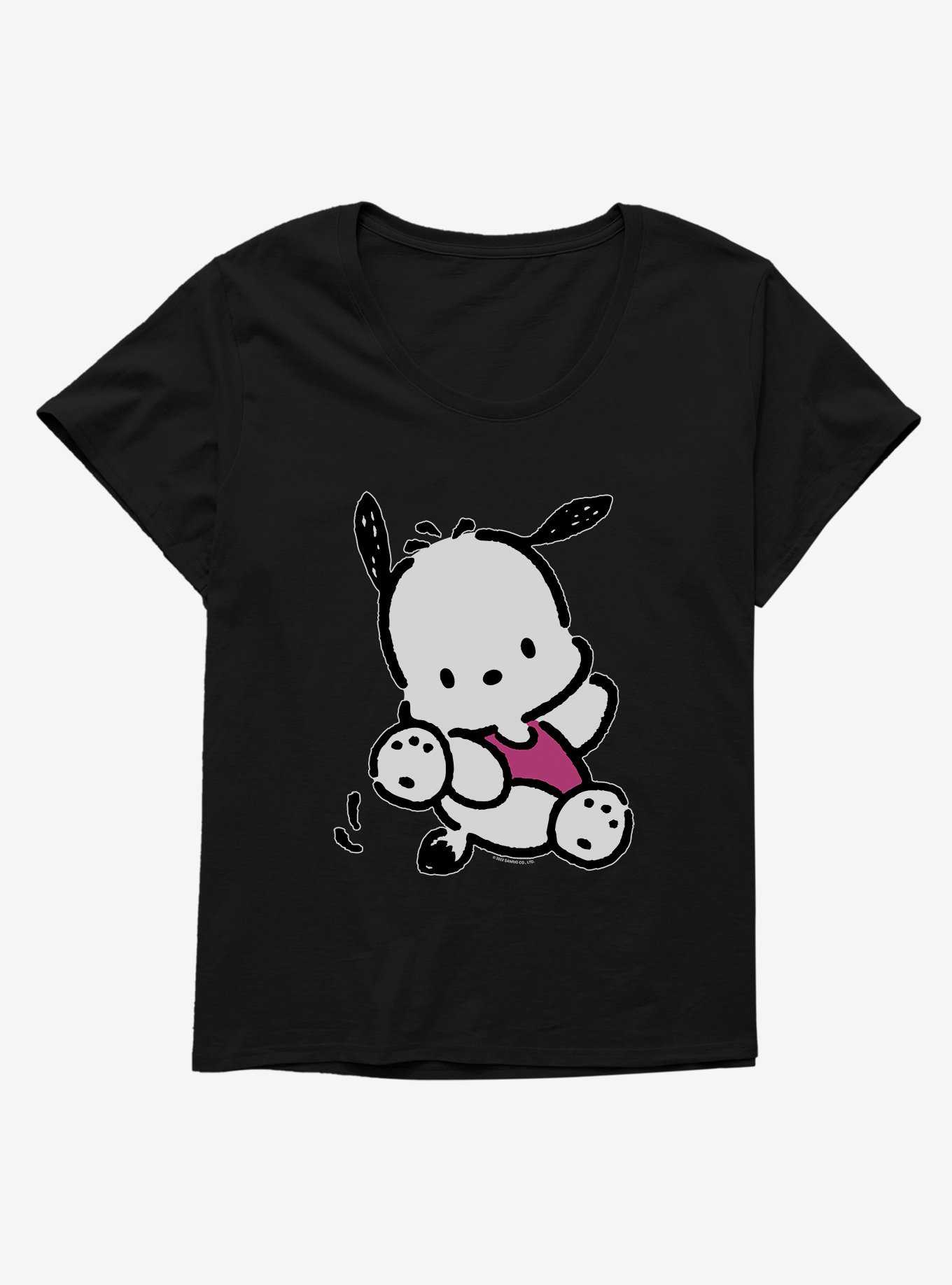 Pochacco Here For Fun Leaps Womens T-Shirt Plus Size, , hi-res