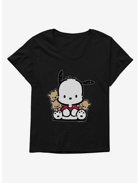 Pochacco Sitting With Friends Womens T-Shirt Plus Size, , hi-res