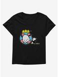 Pochacco Swimming With Friends Womens T-Shirt Plus Size, , hi-res