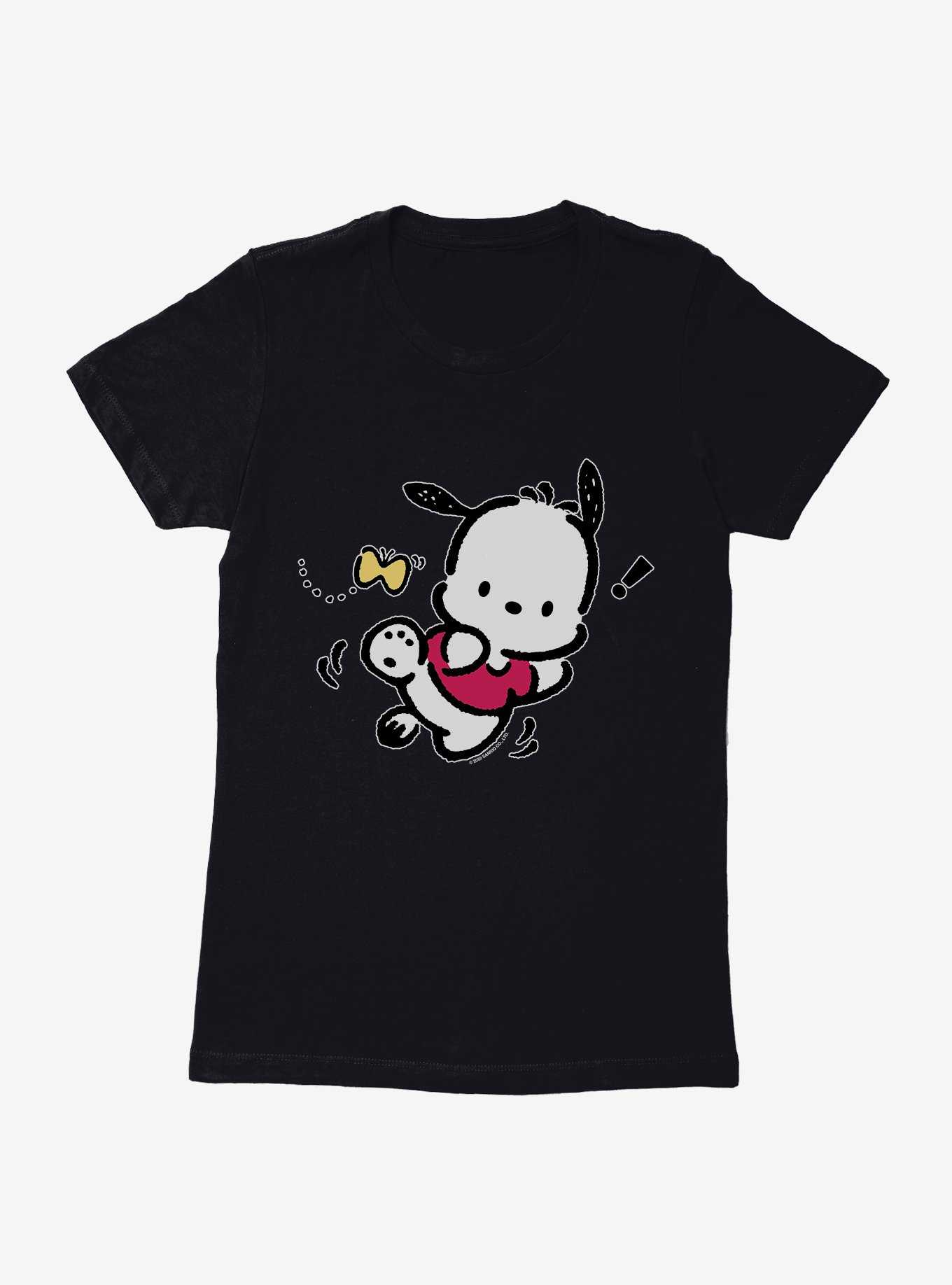 Pochacco Butterfly Chase Womens T-Shirt, , hi-res