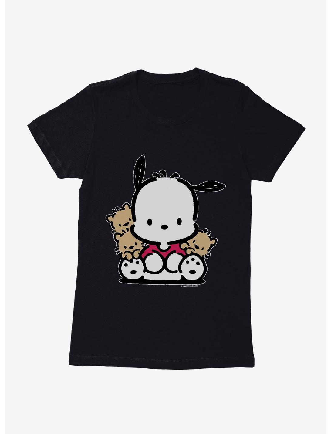 Pochacco Sitting With Friends Womens T-Shirt, , hi-res