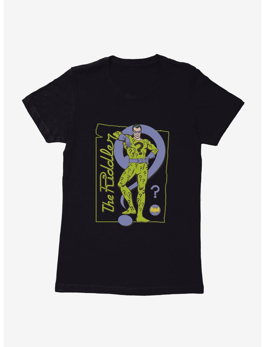 DC Comics Batman The Riddler Portrait Womens T-Shirt, , hi-res