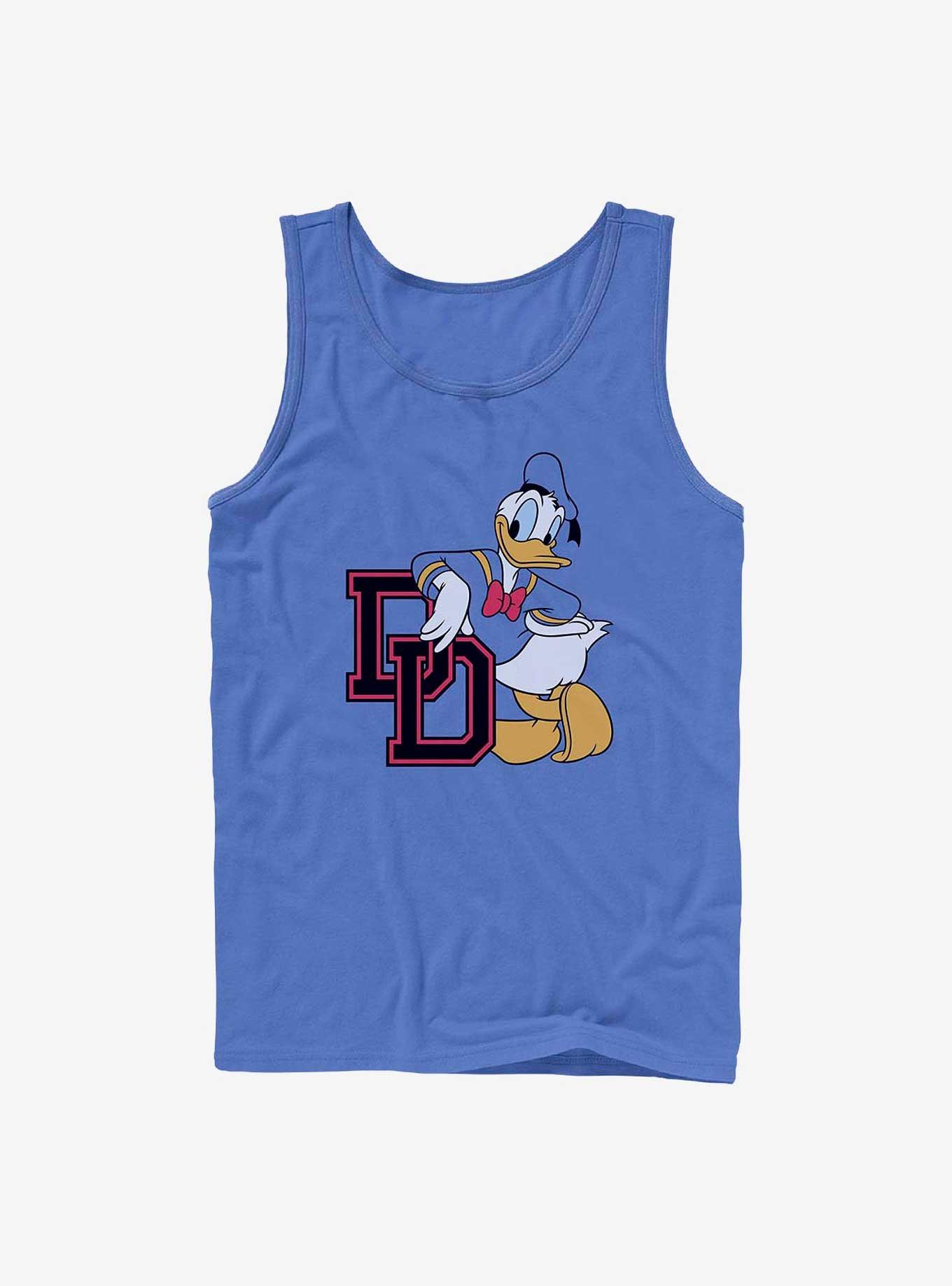 Disney Donald Duck Donald College DD Tank Top, ROYAL, hi-res