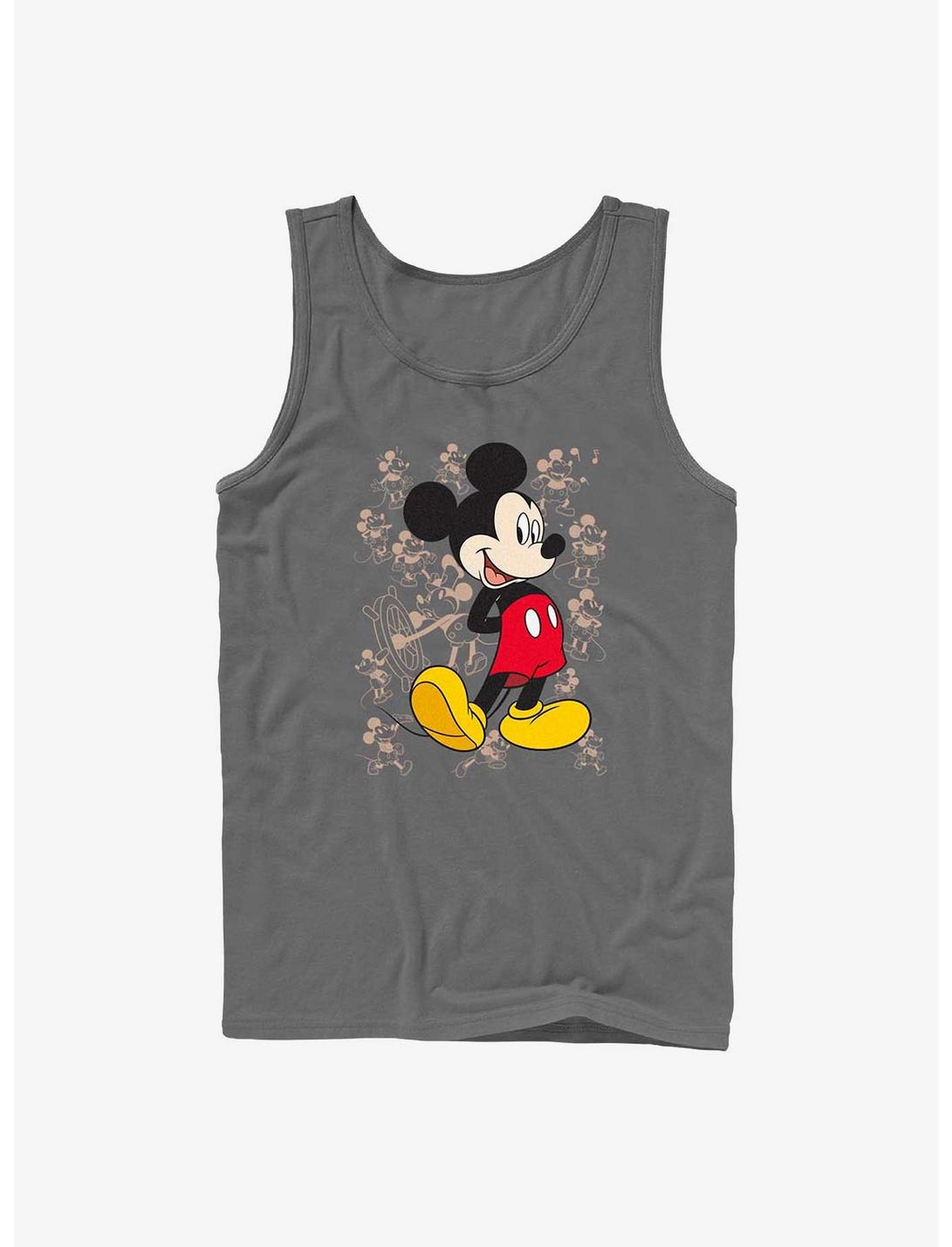 Disney Mickey Mouse Many Mickeys Tank Top, CHARCOAL, hi-res