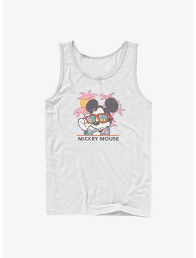 Disney Mickey Mouse Mickey Beach Tank Top, WHITE, hi-res