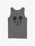 Disney Mickey Mouse Mickey Face Tank Top, CHARCOAL, hi-res
