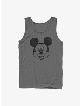 Disney Mickey Mouse Mickey Face Tank Top, CHARCOAL, hi-res