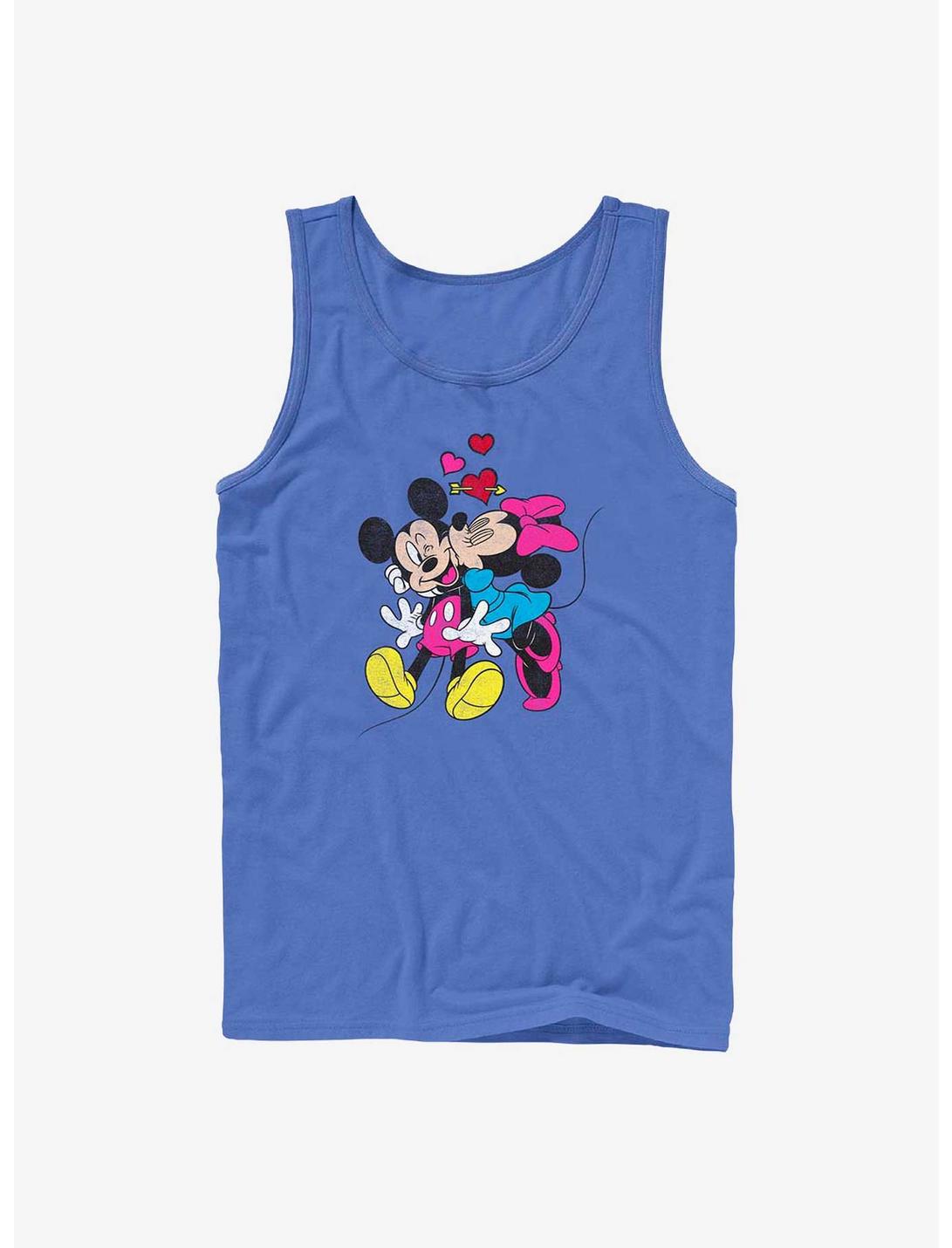 Disney Mickey Mouse & Minnie Mouse Love Tank Top - BLUE
