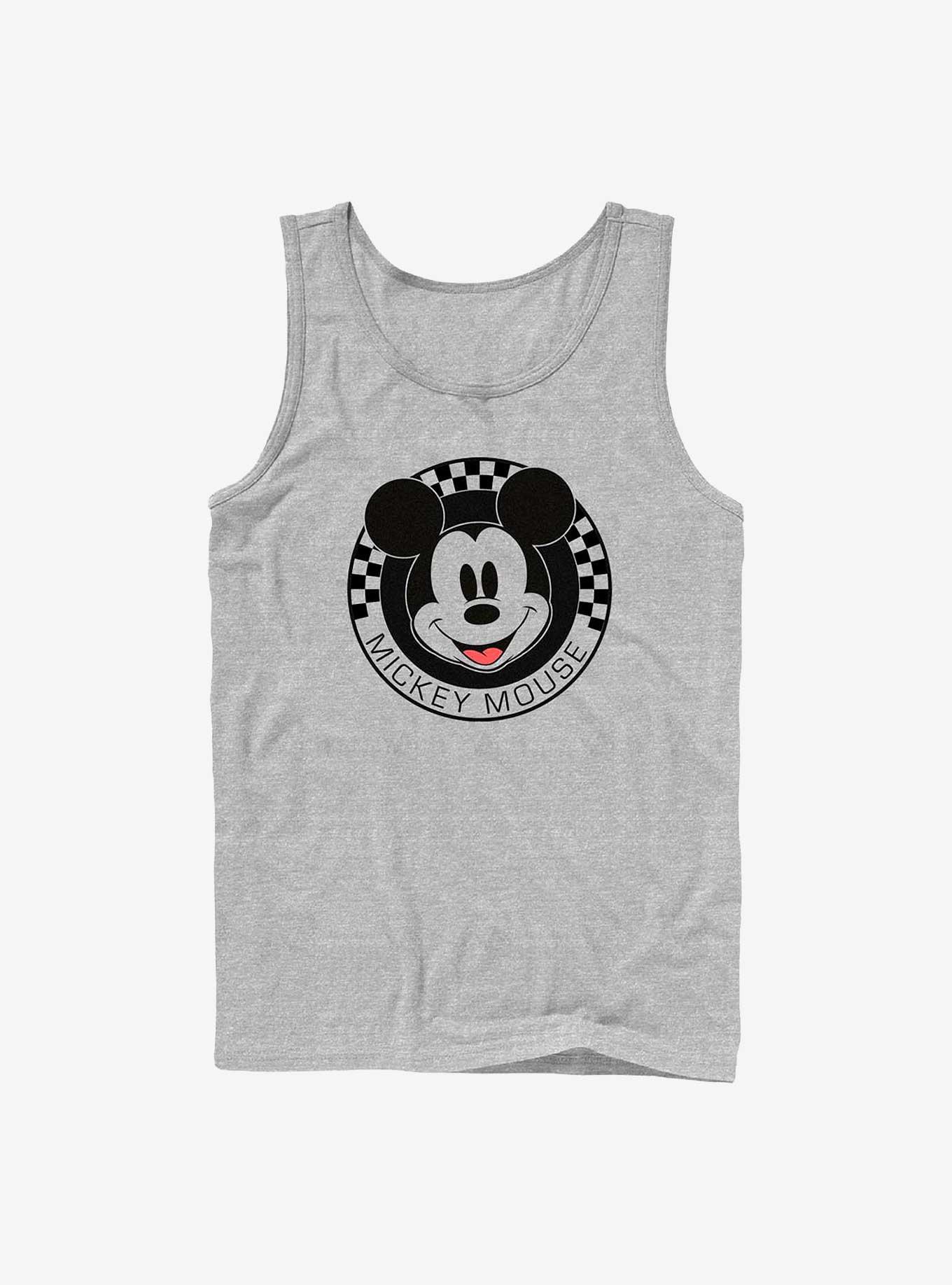 Disney Mickey Mouse Mickey Checkered Tank Top, ATH HTR, hi-res